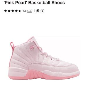 Jordan Kids Pink Pearl Sneakers